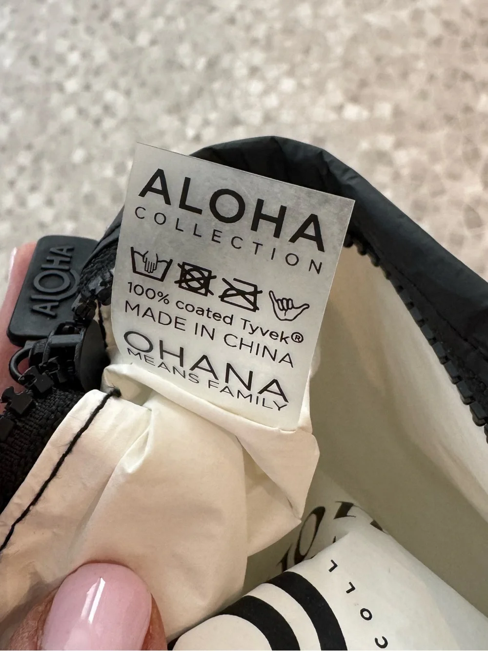 Vuori/Aloha pouch, black